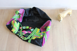 Toffe vintage weekendtas. Retro sport tas, jaren 80/90