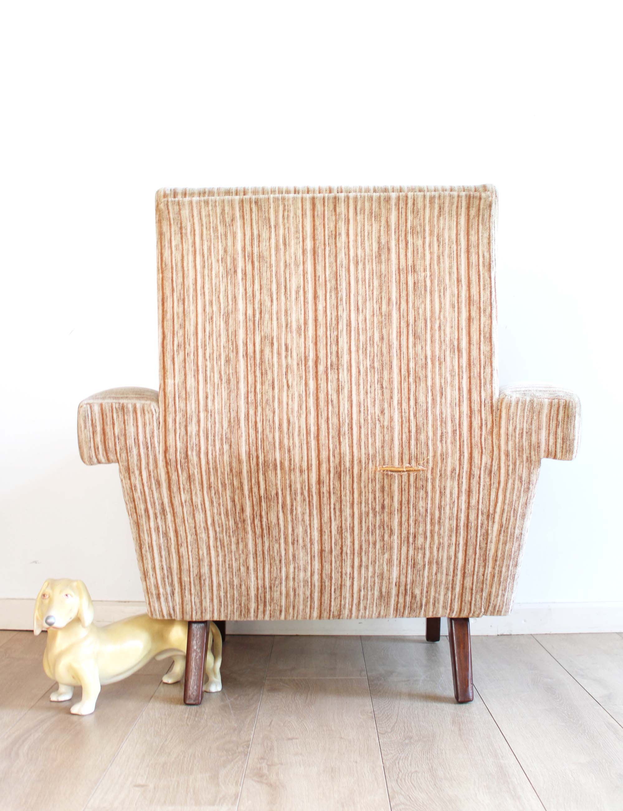 Heerlijke vintage Mid Century fauteuil. Retro design lounge stoel