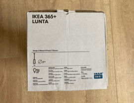Glazen vintage hanglamp Lunta - Ikea. Nieuw in doos. Retro design hanglamp.