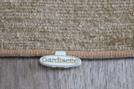 4 bruine vintage gordijnen - Gardisette. Set lange retro overgordijnen