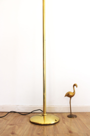 Goudkleurige Hollywood Regency stijl vloerlamp - Metalarte. Vintage design lamp.