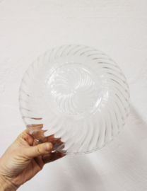 Set glazen vintage schaaltjes. Zes retro schalen.