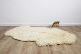 Grote zachte schapenvacht.  Origineel wollen Flat Sheepje :)