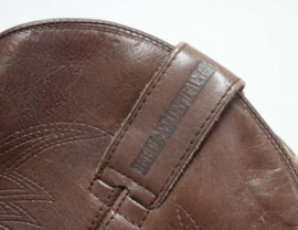 Leren vintage  Cowboy Boots - Bill Montana.  Lederen Western laarzen 44