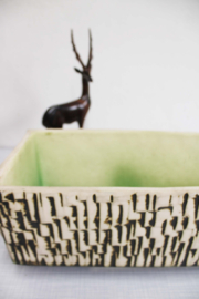 Vintage cactusbak - Adli Reuver. Aardewerk retro plantenbak - XXL