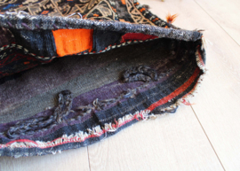 Authentieke Perzische vintage kussenhoes. Handgemaakt Oosters kussen.