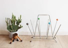 Retro lectuurbak / magazine holder - Charles And Ray Eames Stijl.  Vintage krantenbak