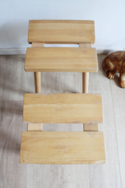 Set van 2 retro krukken. Houten Ypperlig krukjes - IKEA - Hay