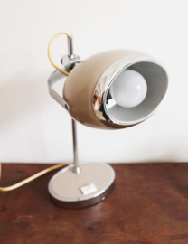 "Space Age' design bureaulampje. Vintage Eyeball lamp