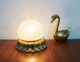 Set Hollywood Regency plafond/ wand lampen - Limburg. 4 vintage lampjes