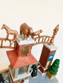 Lemax dierentuin entree. City Zoo Entrance ornament / kerstdorp