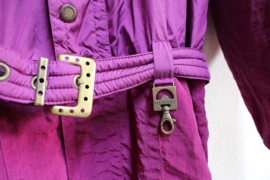 Paars vintage skipak Allsport - maat 54. Retro winter onesie / après-ski / klunen