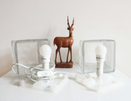 Set retro design lampen, Iviken - IKEA. Glazen vintage lampen ijsblokje / Ice Cubes