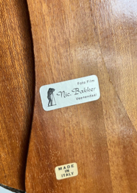 Zilverkleurige ovale fotolijst in barok lijst met bol glas, bronzo argentato