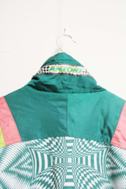 Groen vintage Anzoni skipak maat 52.  Retro winter onesie / après-ski / klunen