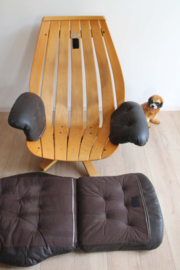 Scandinavisch vintage design fauteuil. Hans Brattrud voor Hove Möbler?