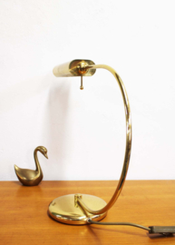 Goudkleurige vintage tafellamp - Sölken Leuchten. Retro design lamp