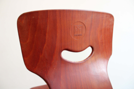 Vintage schoolstoel, Smiley - Adam Stegner. Industrieel retro stoeltje