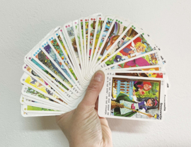 Vintage sprookjes kwartet. Retro kaartspel  - nr 9 -Jumbo.