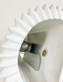 Keramieken vintage plissé lamp - Bista - IKEA. Witte retro design wandlamp