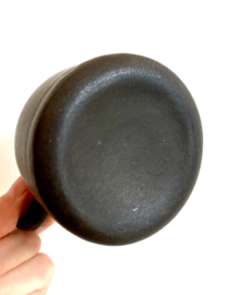 Aardewerk vintage roomstel - Cor Unum?  Bruin stenen retro servies