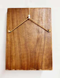 Groot hand gesneden houten paneel. Vintage kunstwerk / Oosters paneel