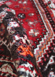 Handgeknoopt Oosters kleedje - Shiraz. Vintage Perzisch tapijt