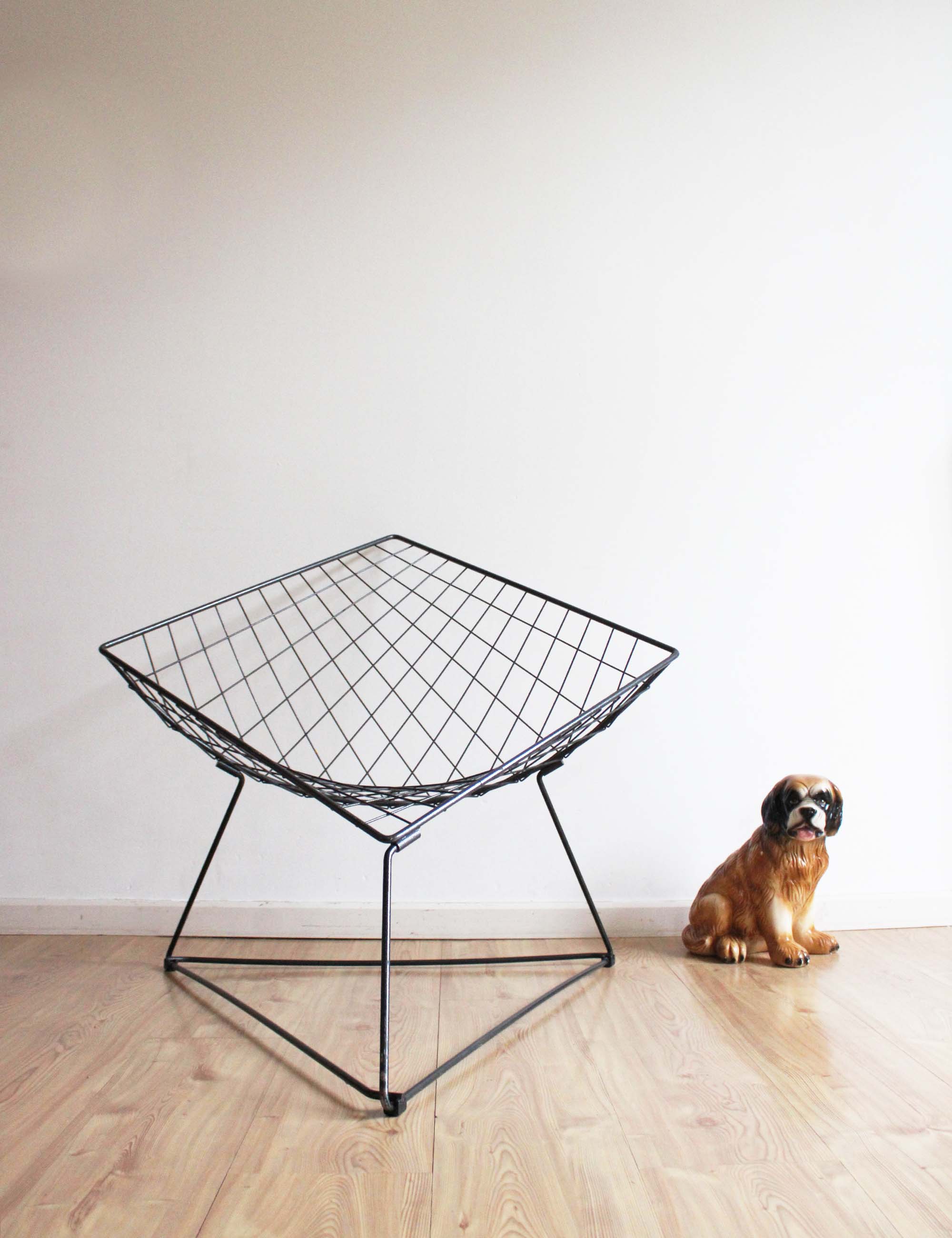 Vintage wire chair - Oti. Retro design stoel - Niels Gammelgaard - IKEA