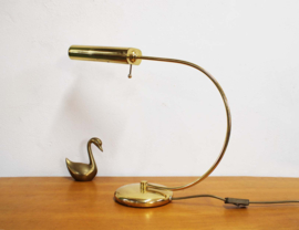 Goudkleurige vintage tafellamp - Sölken Leuchten. Retro design lamp
