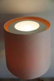 Gouden vintage vloerlamp. Messing schemerlamp, Dijkstra.