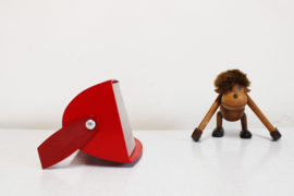 Rode vintage wandlamp - Strimma -IKEA - Kurt en Marianne Hagberg. Retro lamp