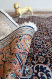 Handgeknoopt Indo Bidjar tapijt van wol. Oosters vintage vloerkleed.