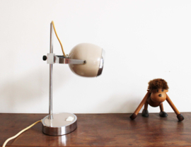 "Space Age' design bureaulampje. Vintage Eyeball lamp