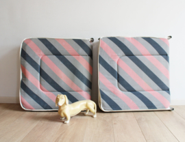 Set vintage stretchers, jaren 80?  Retro veldbed / opklapbed / logeerbed