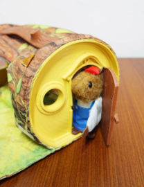 Vintage Fisher Price speelset - The Woodsey's.  Eekhoorntjes in boomstam poppenhuis