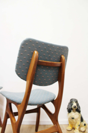Set van 2 vintage design stoelen, Pynock. Mid Century retro stoel
