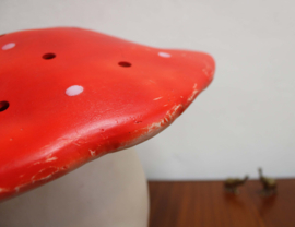 Retro paddestoelen lamp - Heico. Vintage tafellamp in Mushroom / vliegenzwamvorm.