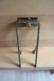 Vintage kaptafel met spiegel. Houten Mid Century kast / retro dressoir