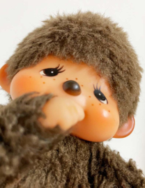 Set van 2 vintage knuffel aapjes. Retro Sekiguchi / Monchichi monkey - meisjes en jongen