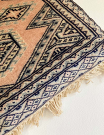 Origineel handgeknoopt Perzisch/Boho kussen. Vintage Oosters kussentje
