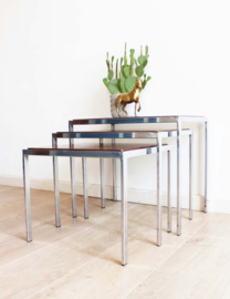 Vintage mimiset / nesting tables - Cees Braakman voor Pastoe? Retro design tafeltjes