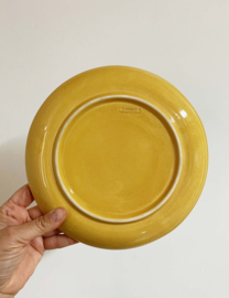 6 keramieken vintage borden -  Arnold Zahner. Set retro fondueborden