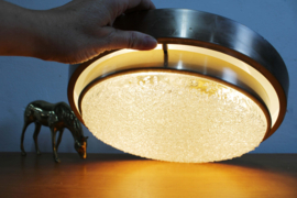 Vintage Dijkstra plafondlamp. Mid Century Modern design lamp