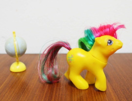 Baby Tic Tac Toe,  My First Tooth. Vintage My Little Pony - G1 - Hasbro 1984. Retro speelgoed MLP paardje