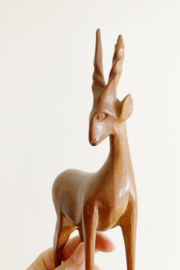 Houten vintage hertje. Retro Bambi