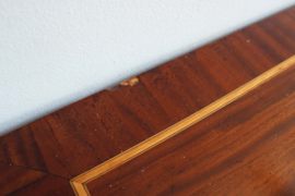 Prachtig antiek houten side board - George III. Vintage dressoir kast met inlegwerk
