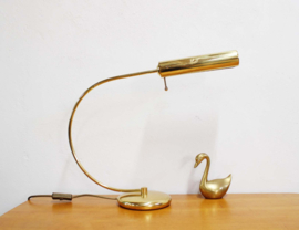 Goudkleurige vintage tafellamp - Sölken Leuchten. Retro design lamp