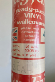 Nieuw vintage behang met bloemen. Retro wall paper, 1 rol