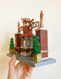 Lemax dierentuin entree. City Zoo Entrance ornament / kerstdorp