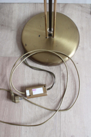 Goud/brons kleurige Hollywood Regency vloerlamp - La Relco. Italiaanse vintage design lamp.